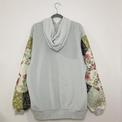 Cozy Floral Reworked Sweatshirt