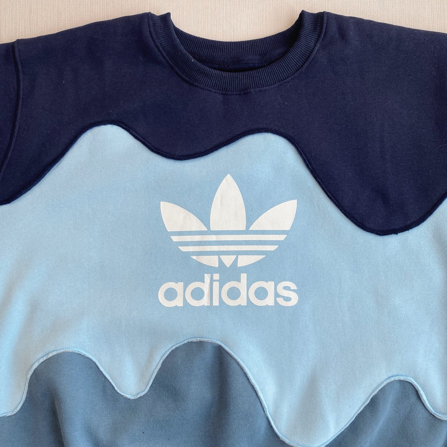 "Ocean Wave" 1-of-1 Reworked Crewneck