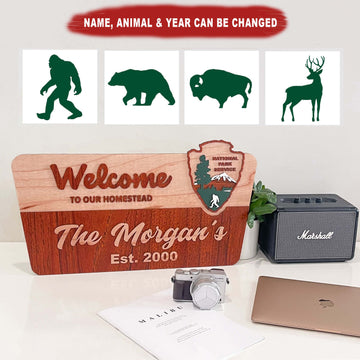 Custom National Park Sign, Wedding Sign, camp wedding
