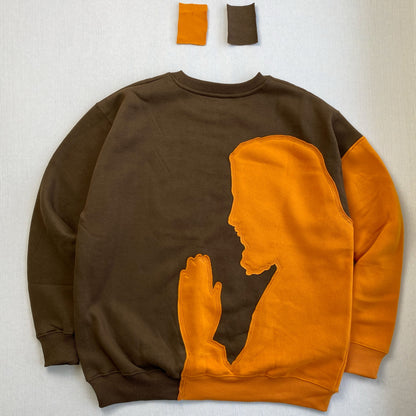 "Praying Hands" 1-of-1 Reworked Crewneck
